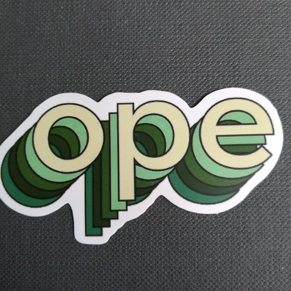 OPE sticker
